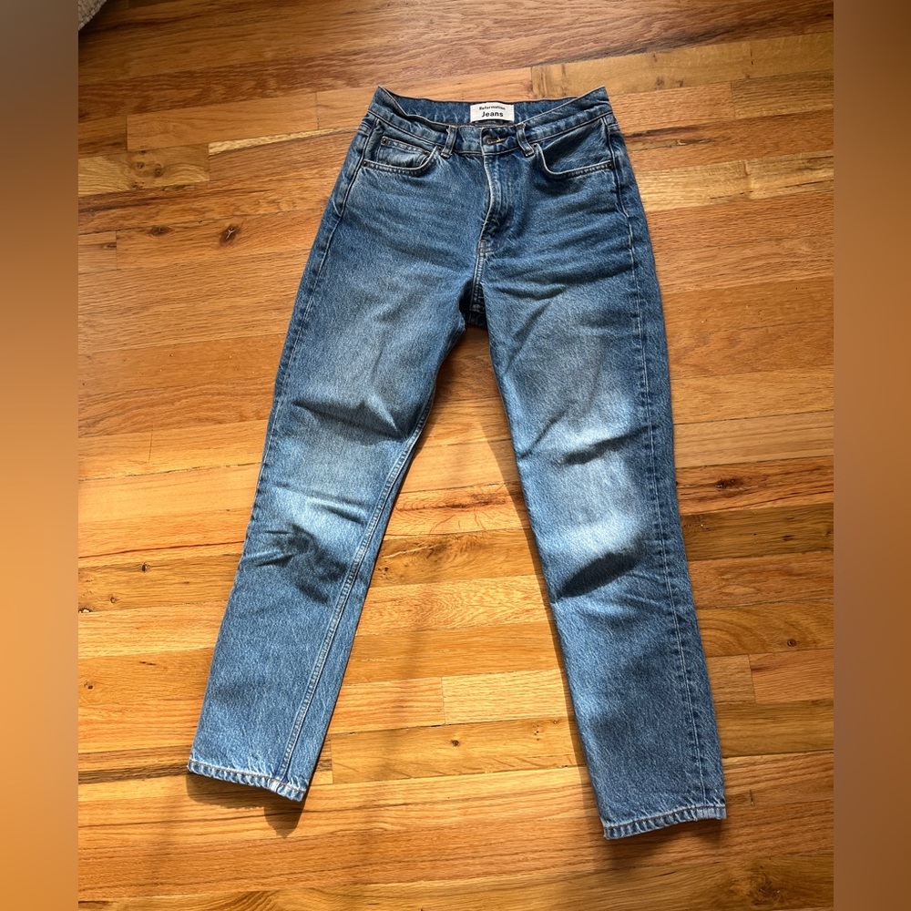 Reformation Julia Crop High Cigarette Jean